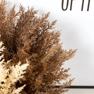 البلاستيك القمح العشب نبات اصطناعي باقة DIY الزهور الترتيب الديكور سكرابوكينغ اليدوية الملحقات الزهور المزيفة أفضل 12 ترتيبات قطعة خبز القمح مبيعا - رقم 10