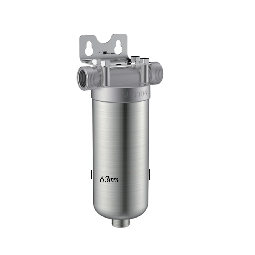 

SQZ 304 Stainless Steel Pre-Filter Manual Water Purifier for Outdoor Household RV and Car Use