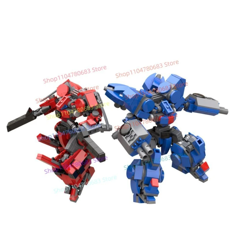 

New MOC Military Building Blocks Exoskeleton Mecha Combat Team Educational Toy Kids Holiday Gift