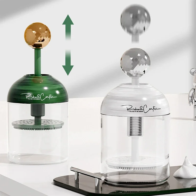 أداة صنع رغوة غسل الوجه، منظف الوجه، أداة صنع الفقاعات مع فرشاة السيليكون، آلة رغوة الفقاعات، تنظيف وجهك