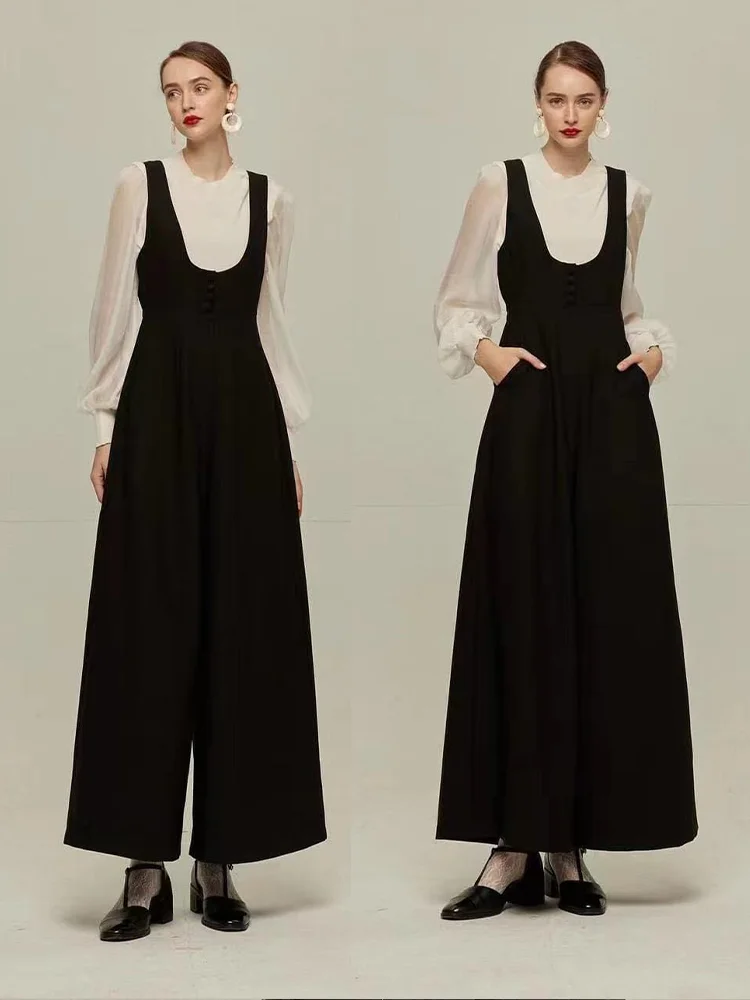 ชุดสูทลำลองเอวสูง Luy Charm รุ่น Under the Pillow สำหรับผู้หญิง ผ้าผสมโพลีเอสเตอร์ วิสโคส และสแปนเด็กซ์