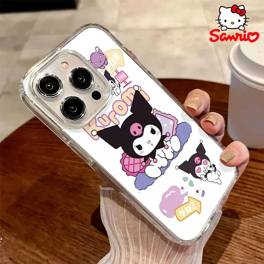 Sanrio Hellokitty fundas de teléfono Iphone 16/15/14/13/12/11/x/xs/xs Max mujer Iphone 13 funda Sanrio Kt accesorio de dibujos animados