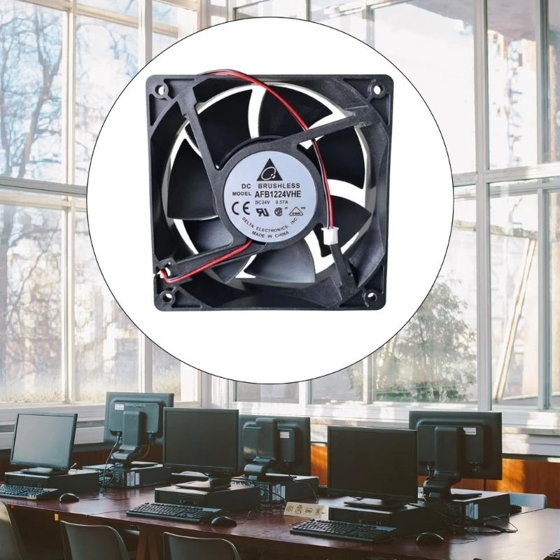 Radador refrigeração do ventilador resfriamento 120mm 12038 DC24V para PC para o servidor casos-servidor Melhor venda