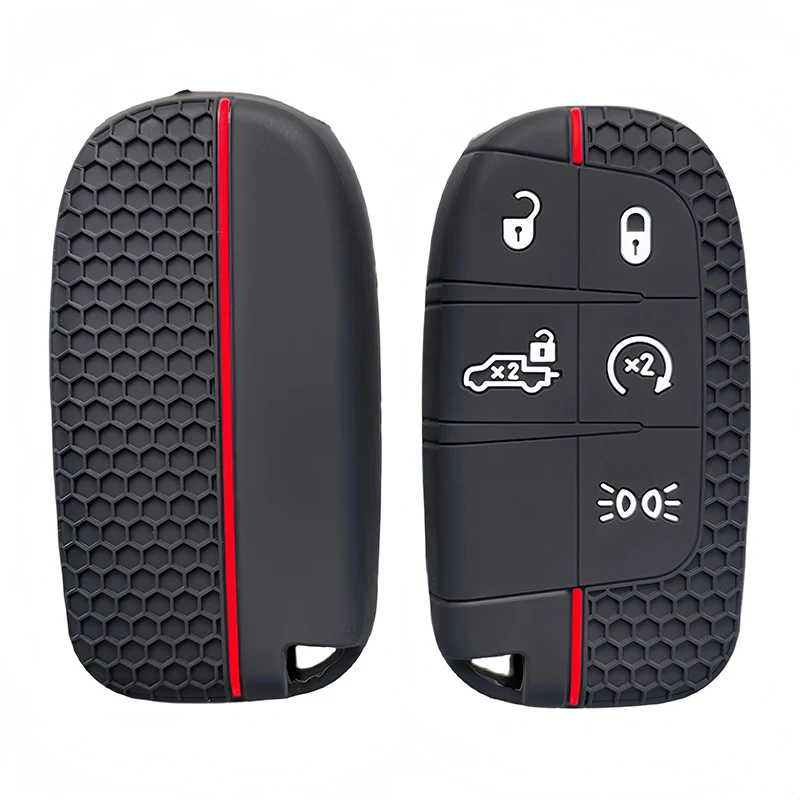 Schlüsseletui für FIAT Jeep Cherokee Compass S Renegade Grand Commander Dodge Journey Challenger Jcuv Charger Chrysler 300C