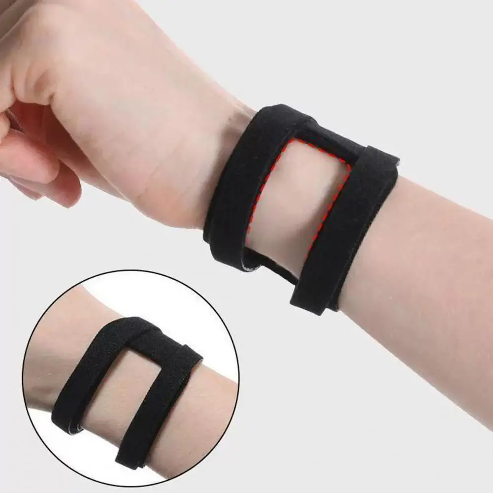 Sports Wristband with Double-lead Design Breathable Adjustable Sports Wristband for Weight Bearing Strain Exercise for Left