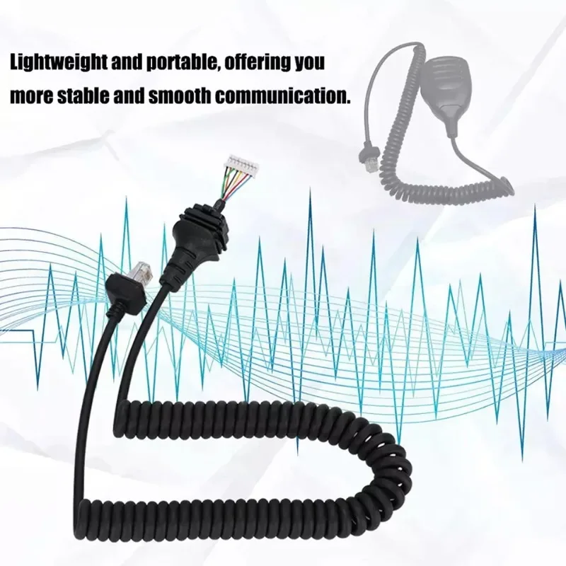 كابل استبدال ميكروفون Rj45 ، مكبر صوت ، ميكروفون ، راديو icom ، core ، من أجل core ، من من من من من نوع icom