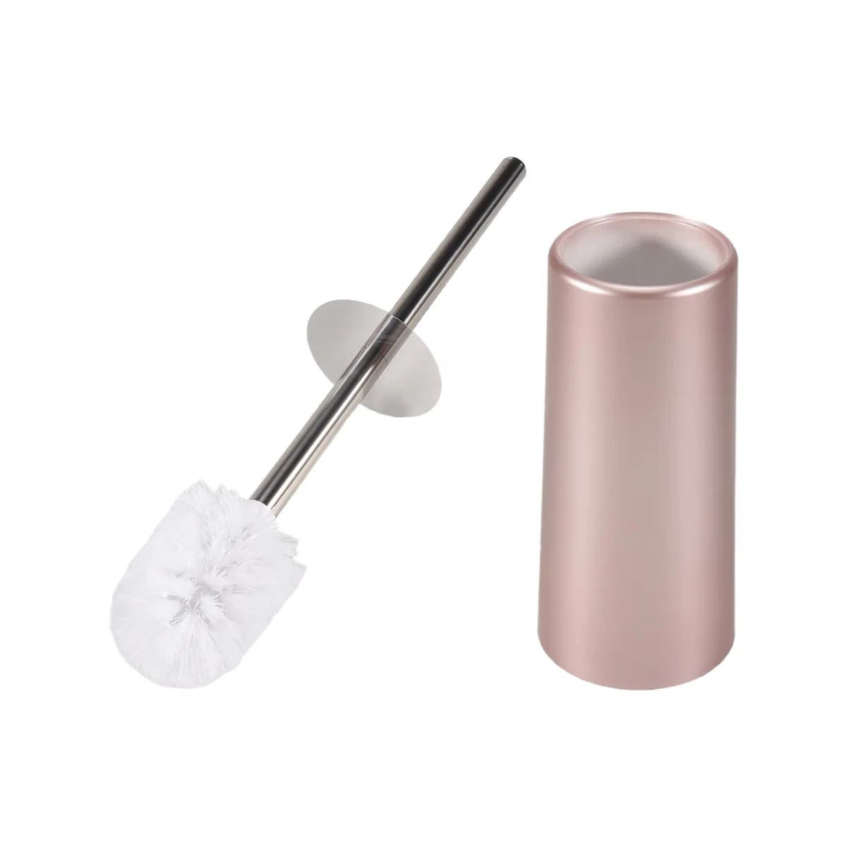 

A50ZZ Щетка для унитаза и держатель из нержавеющей стали - Набор щеток для чистки унитаза для унитаза для унитаза в ванной комнате (розовое золото)