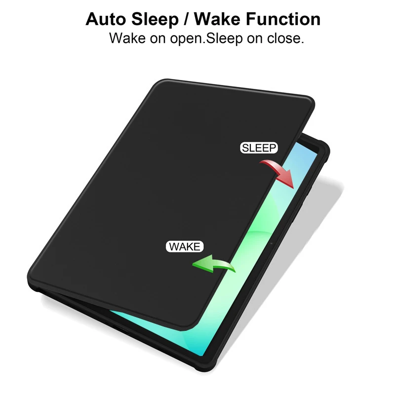 For Samsung Galaxy Tab A11+(Plus) 11 inch 2025 SM-X230 SM-X235 Case Rotating With Pencil Holder Acrylic Back Tablet Cover Funda