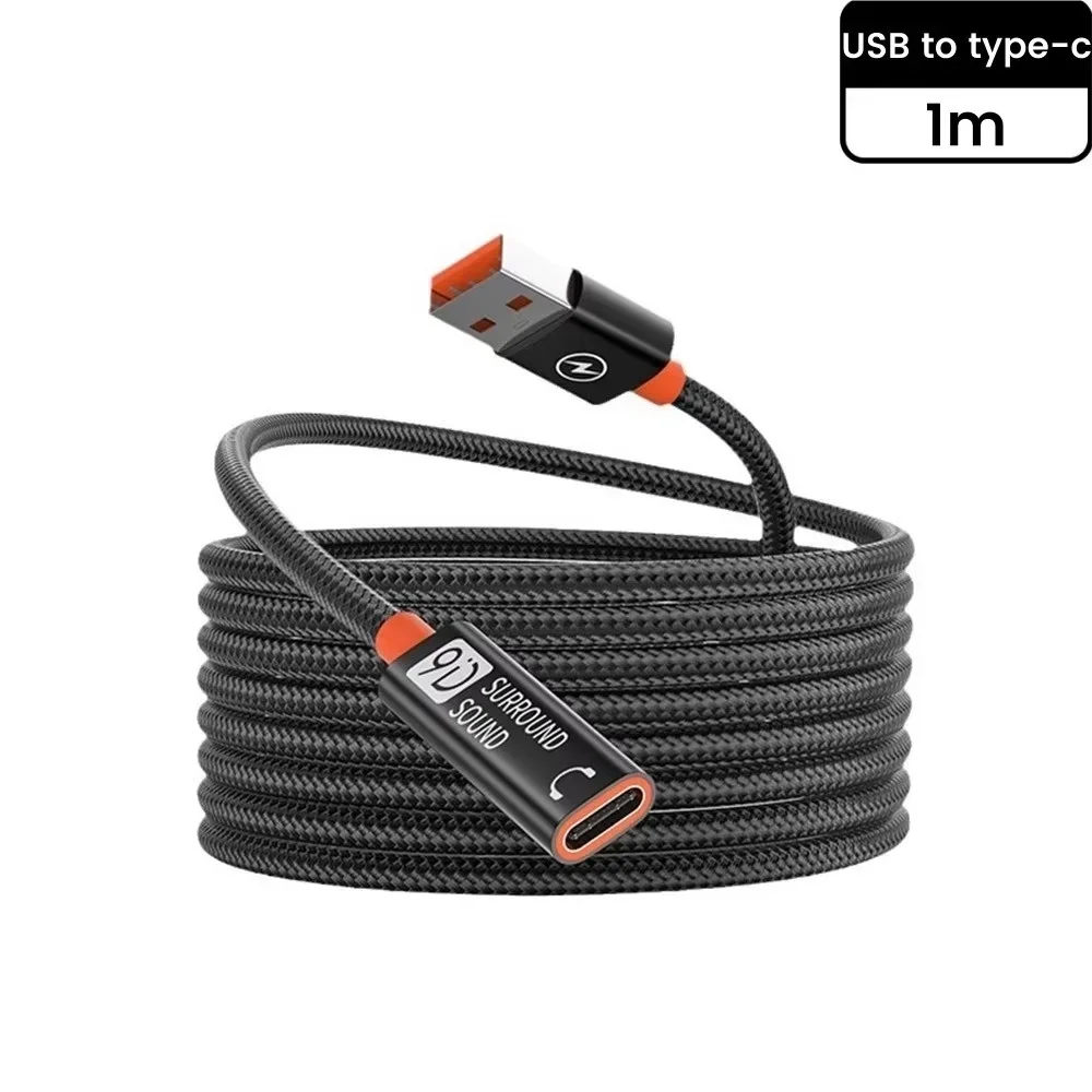 Universal USB2.0 To Type C Extension Cord USB A Male To C Female Adapter Cable Fast Charging Cable 5Gbps Data Transmission Lnie