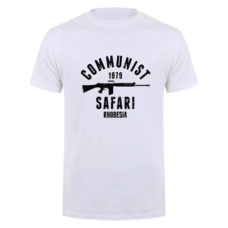 2026 Distressed Gun Silhouette Letter Printed T‑Shirt Unisex Men Retro Military‑Style Cotton Short‑Sleeve Streetwear Casual Tee