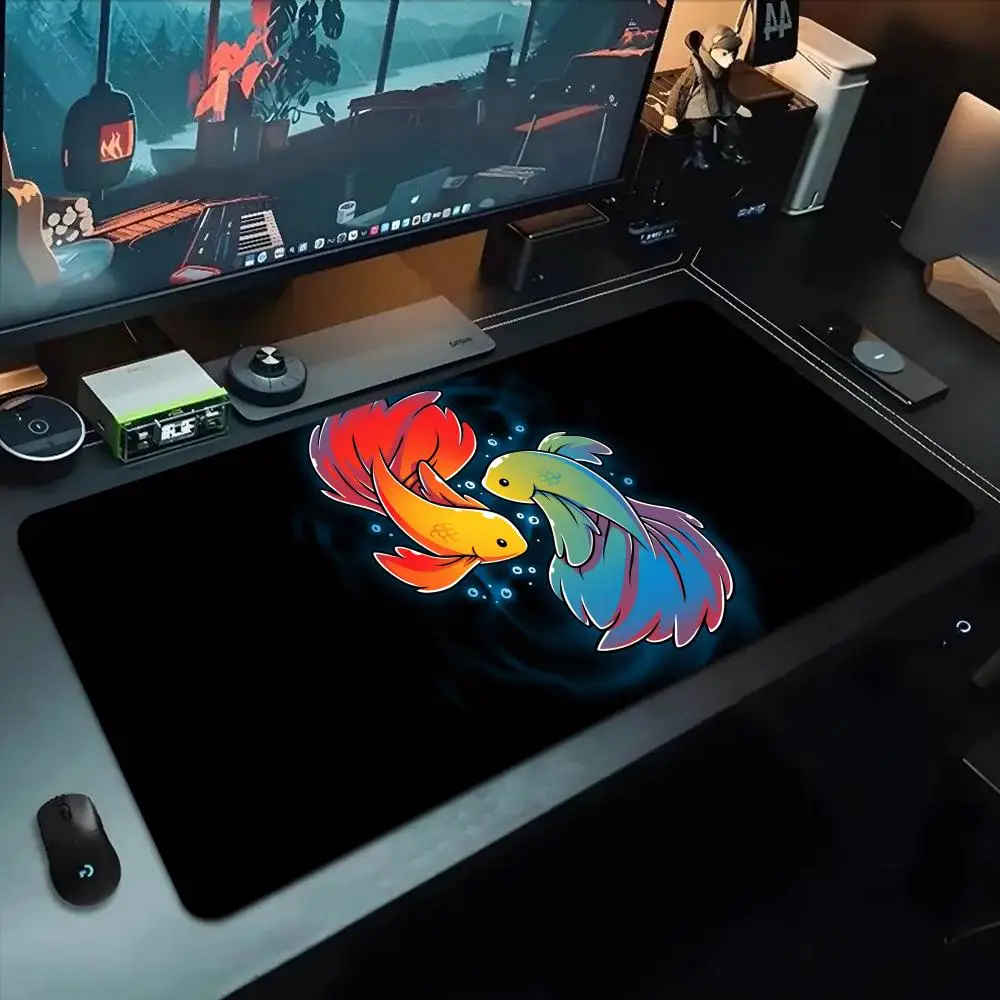 

Кои обои коврик для мыши 500X1000 мм большой игровой коврик для мыши Gamer XL резиновый коврик для клавиатуры отаку коврик для ноутбука