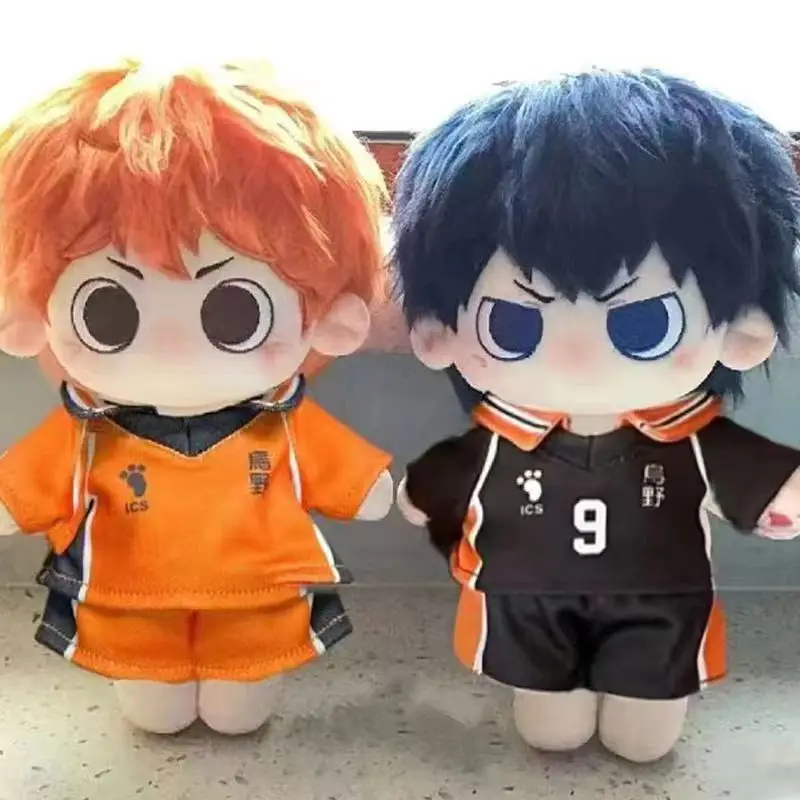 Anime Haikyuu!!、Karasuno Sugawara Koushi Dress-up Doll Costume For 20cm Plush Stuffed Doll Body Clothing Outift Toys