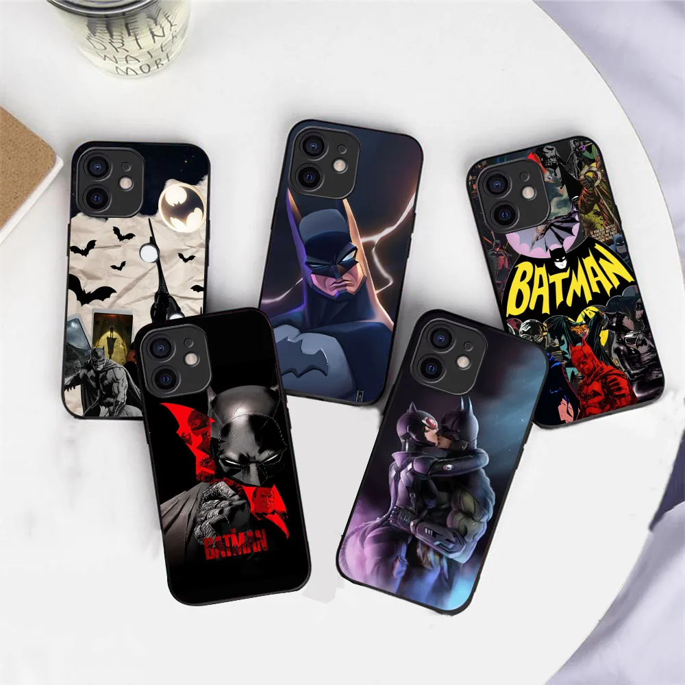 SK-67 The Dark Knight Silicone Case For iPhone XR XS 11 12 13 14 Mini Pro Max Plus