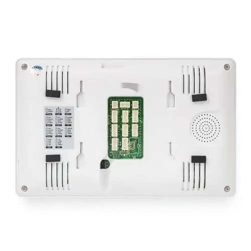 (Not Standalone) HOMSECUR 86721TM-W Indoor Monitor Touch Screen Voice Message For HDK WIFI Video Doorphone Entry Intercom