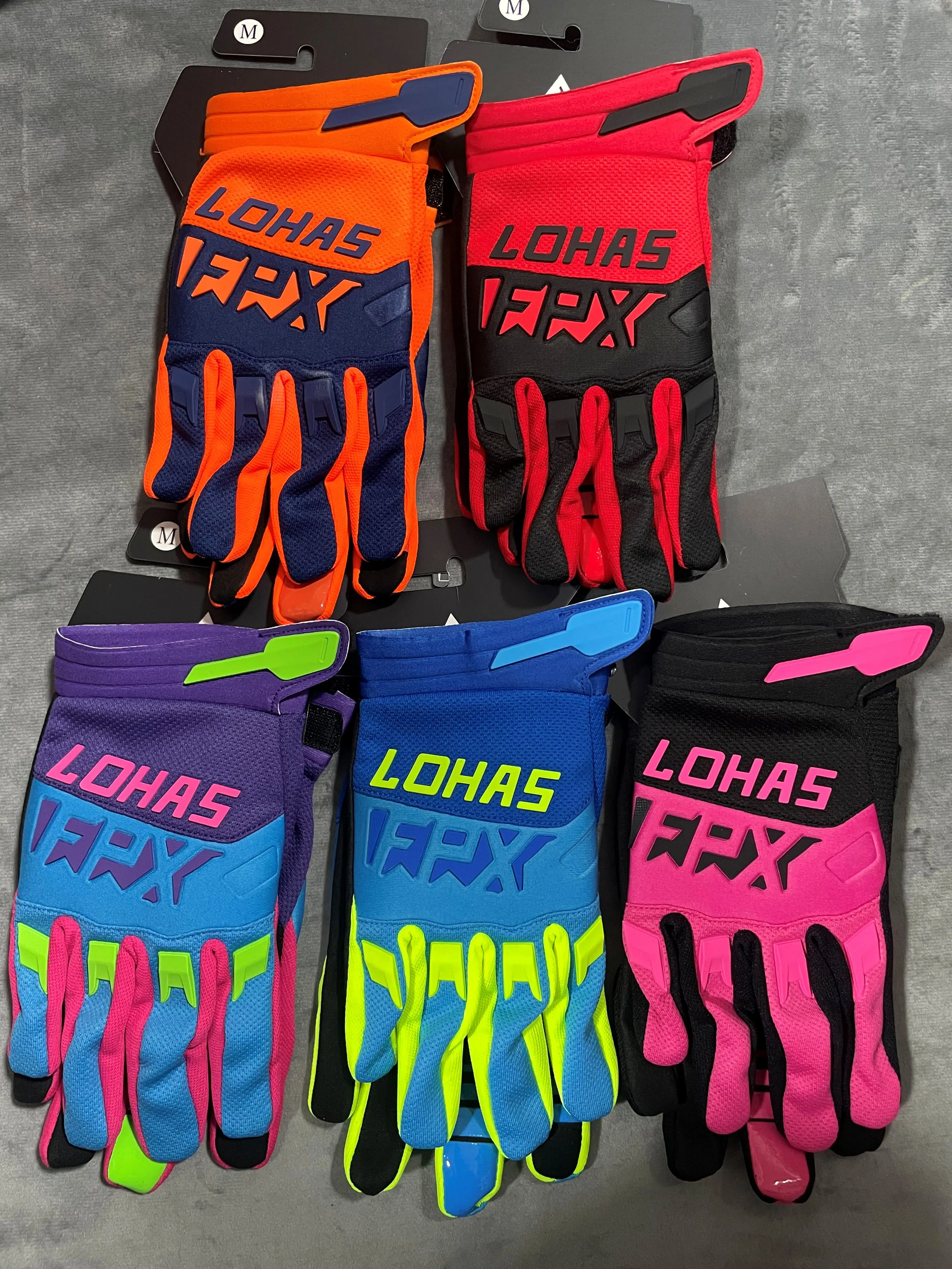 Adult Race Motorcycle Gloves Breathable Men Full Finger Motocross Gloves ATV MX UTV BMX Offroad Bicycle Gloves Guantes