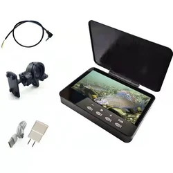 4.3-inch CVBS-980P Full-touch screen IPS display 180 degree visual fishing equipment fish detection display color toning zoom