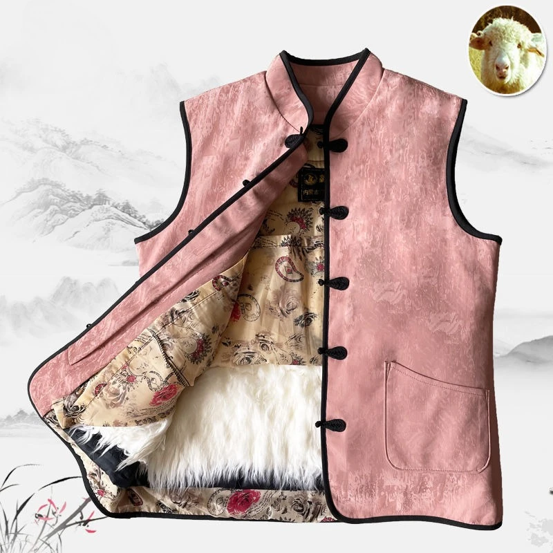 

Women's Winter Autumn Tops Coat Vest Vest Pure Color Vest Middle-aged Simple Comfortable Loose Leisure Fashion Advanced Niche