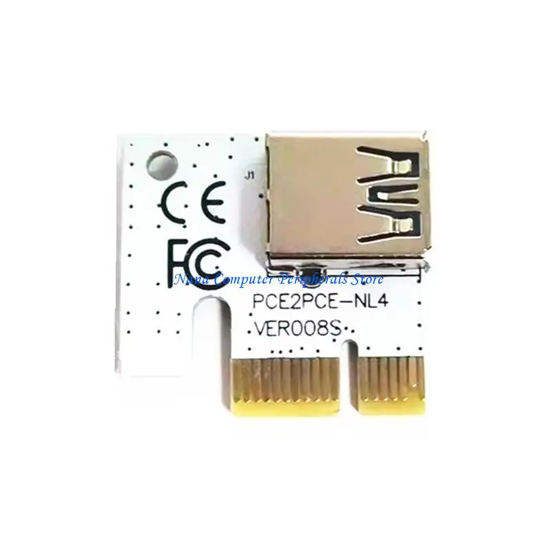F68C PCIE Riser PCI لـ Express إلى X16 Card Card USB3.0 PCI-E