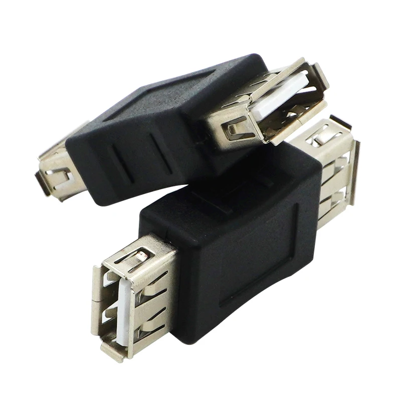 USB 2.0 Loại Một Nữ Để Nữ Khớp Nối Adapter Đầu USB Đực Cáp Nối Dài Mini Đổi Chuyển Đổi máy Tính Laptop