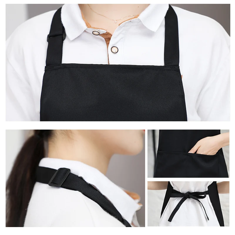 防汚キッチンエプロン ベレー帽 作業服 シェフエプロン グリル用コックキャップ レストラン バーショップ カフェ 美容ネイル 家庭用