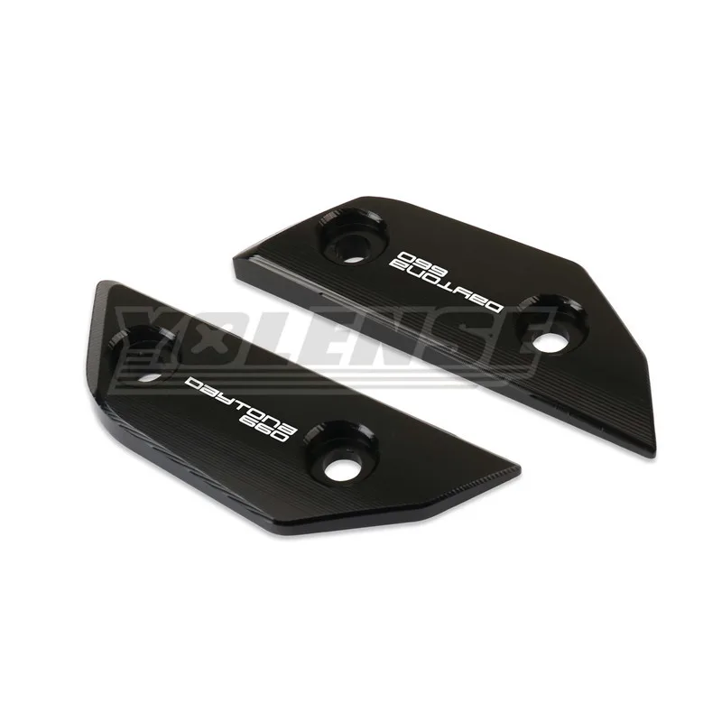 اكسسوارات الدراجات النارية مرايا الرؤية الخلفية مقعد غطاء الزخرفية مرآة قاعدة بين قوسين صالح ل DAYTONA 660 Daytona 660 2024