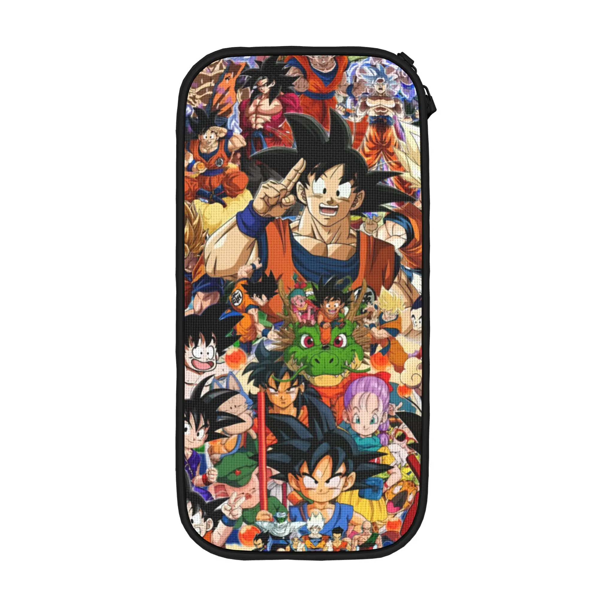 Custom Kawaii DBZ Goku Cartoon Japan Pencil Cases for Boys Girls Hot Large Capacity Pen Box Bag School Supplies