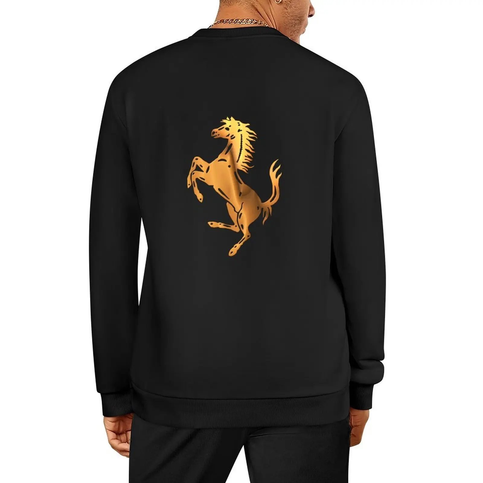 

Golden Italian Stallion Pullover men wear men's winter sweater anime clothes men's autumn clothes aesthetic sweatshirts