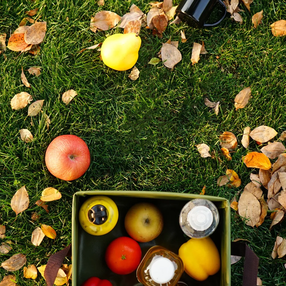 في الهواء الطلق حوض مياه قابل للطي المحمولة مربع دلو صيد الجيش الأخضر للتخييم الصيد الصيد السفر متعددة الوظائف