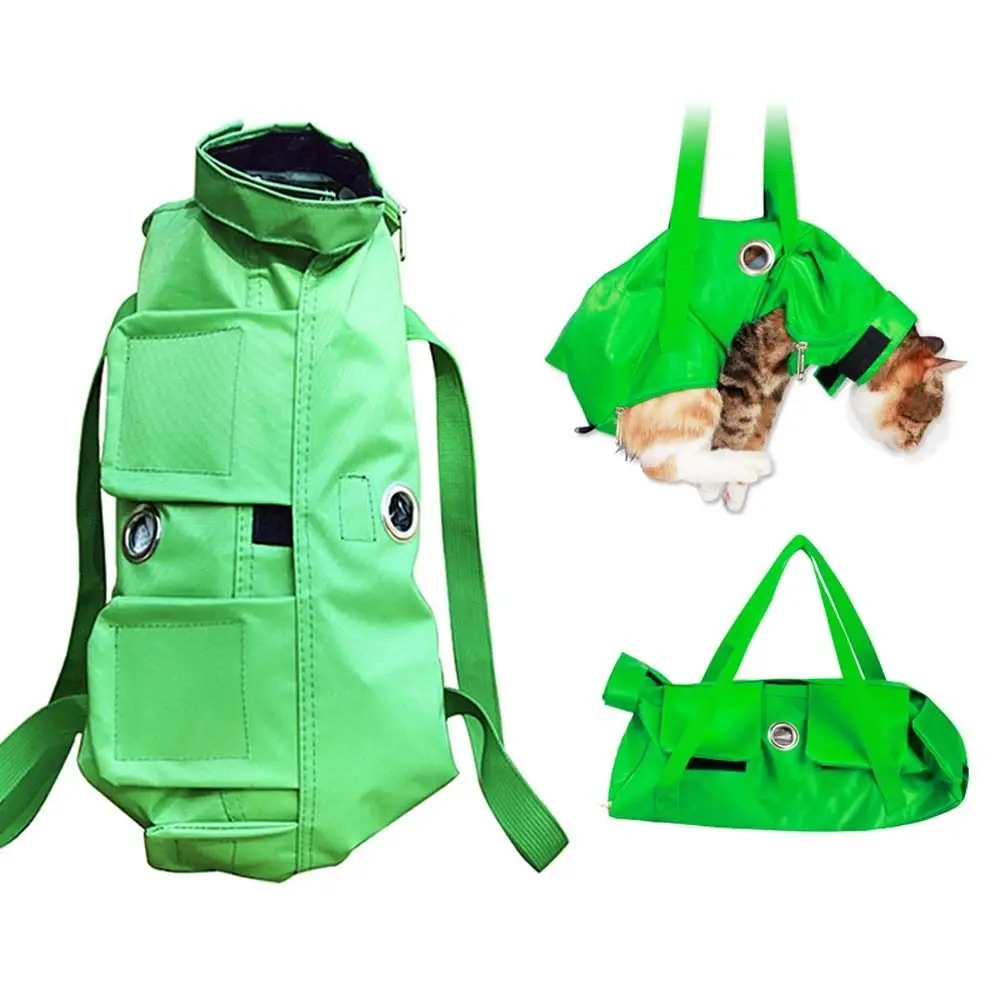 

Fixed Trimming Nail Anti-scratch Pet Supplies Pet Backpack Pet Carrier Sling Bag Cat Grooming Fixing Bag Cat Grooming Bag