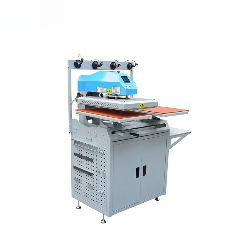 

Double Worktable Manual 4060 Heat Press Transfer Machine 40*60 Fabric Tshirt Air Filter Infrared Positioning