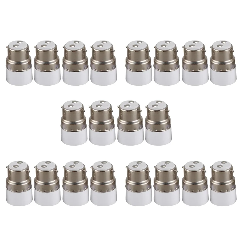 

AA49 AC 220V B22 To E14 Base Socket Light Lamp Bulb Adapter Holder 20Pcs