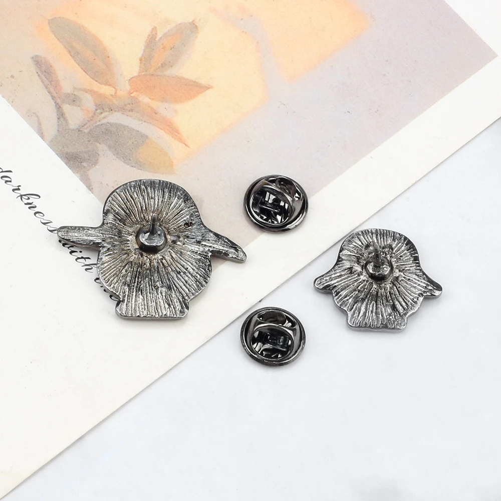 Cute Big and Small Penguins Ename Brooch Cartoon Animals Custom Pins Black and White Backpack Lapel Badge Jewelry Gifts for Kids