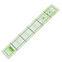 Fenrry 1PC Sewing Rulers Guides for Fabric Acrylic Quilting Rectangular Rulers with Anti-Slip Grips