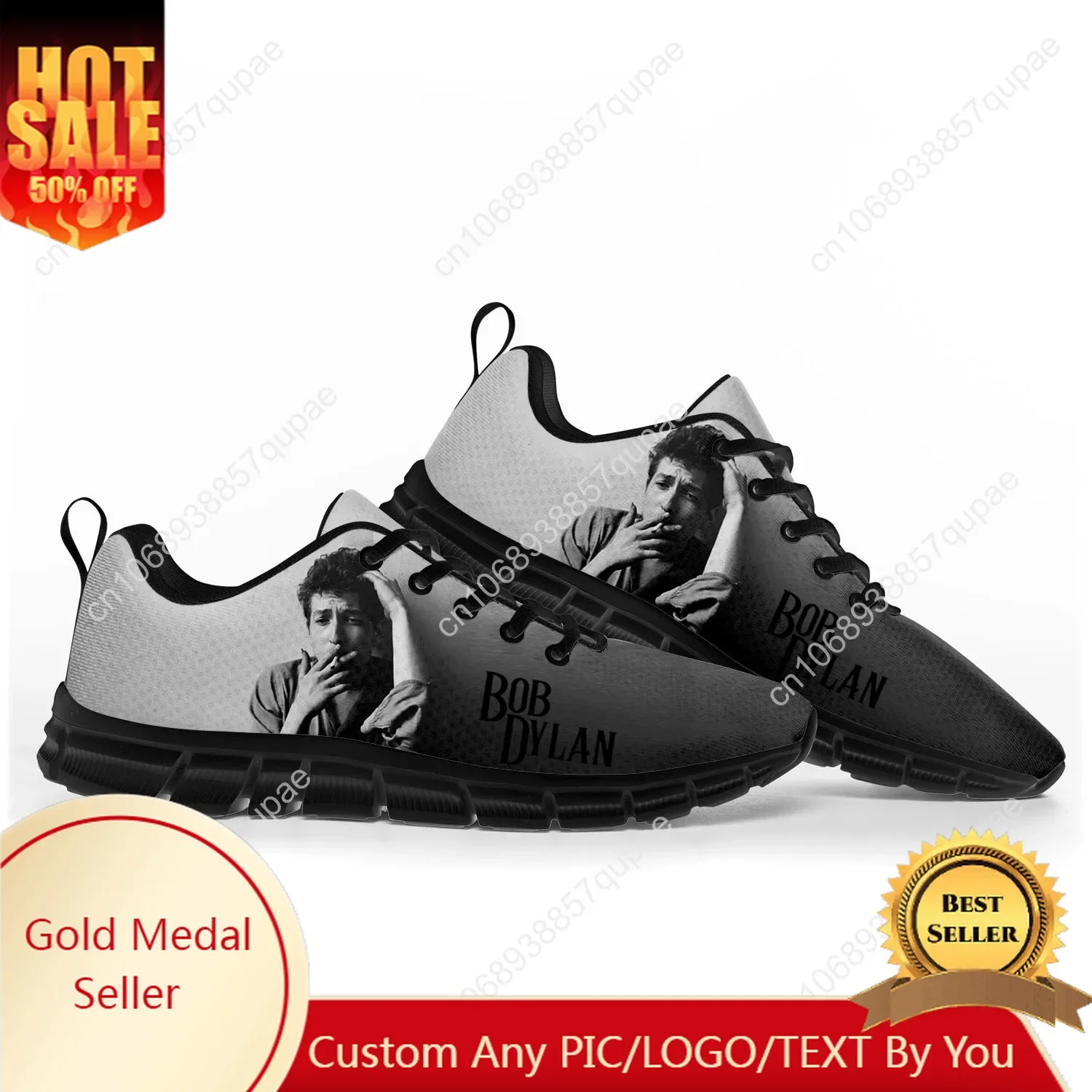 Bob Dylan Rock Singer Songwriter Art Sports Shoes Mens Womens Teenager Sneakers Custom High Quality Couple Shoes