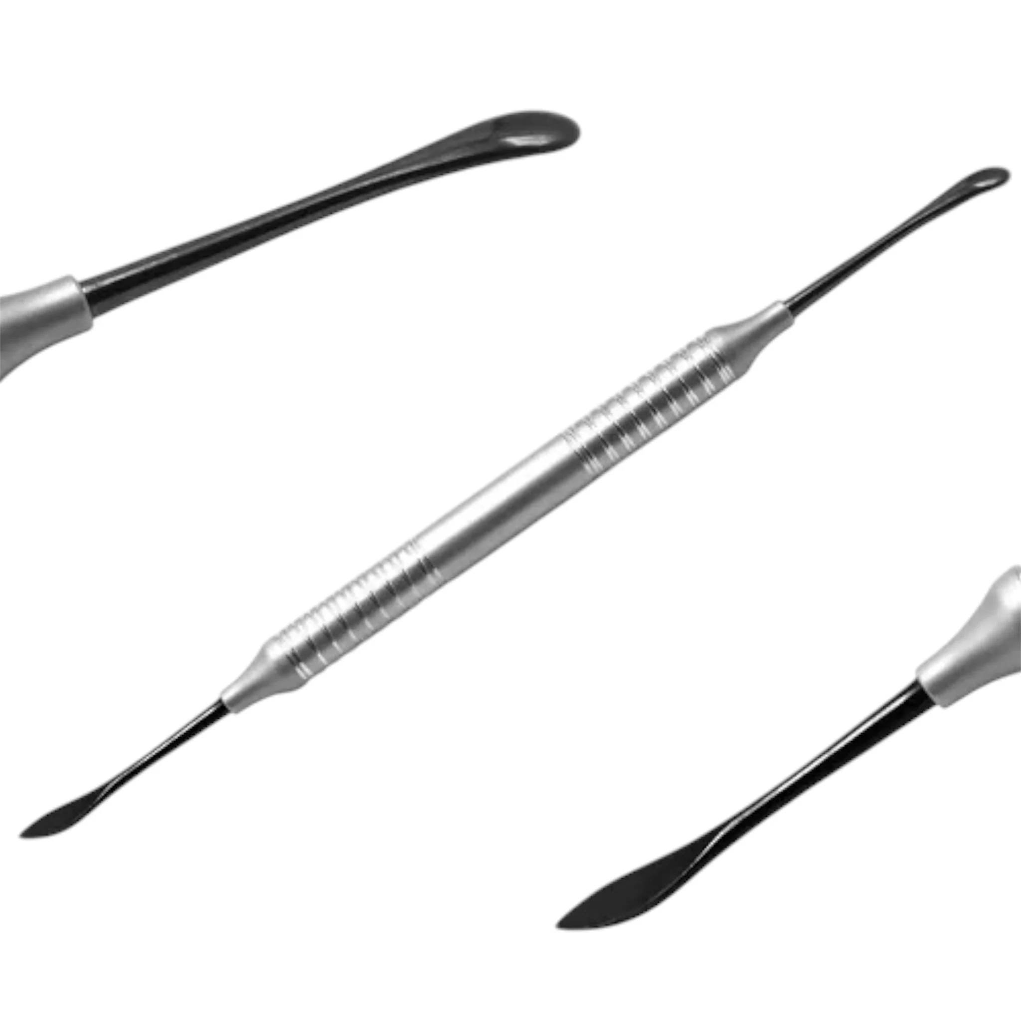 Double Ended Black Coated Dental Periosteal Elevator for Implant Surgery Tissue Retraction & Separation Autoclave Surgical Tool