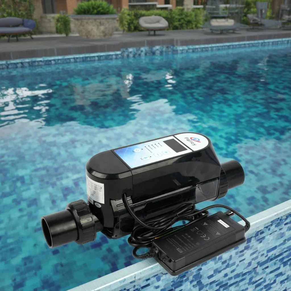 New Smart PVC Pool Salt Chlorinator System With Mobile APP Control 4 20g Chlorination For Above Ground Custom Logo