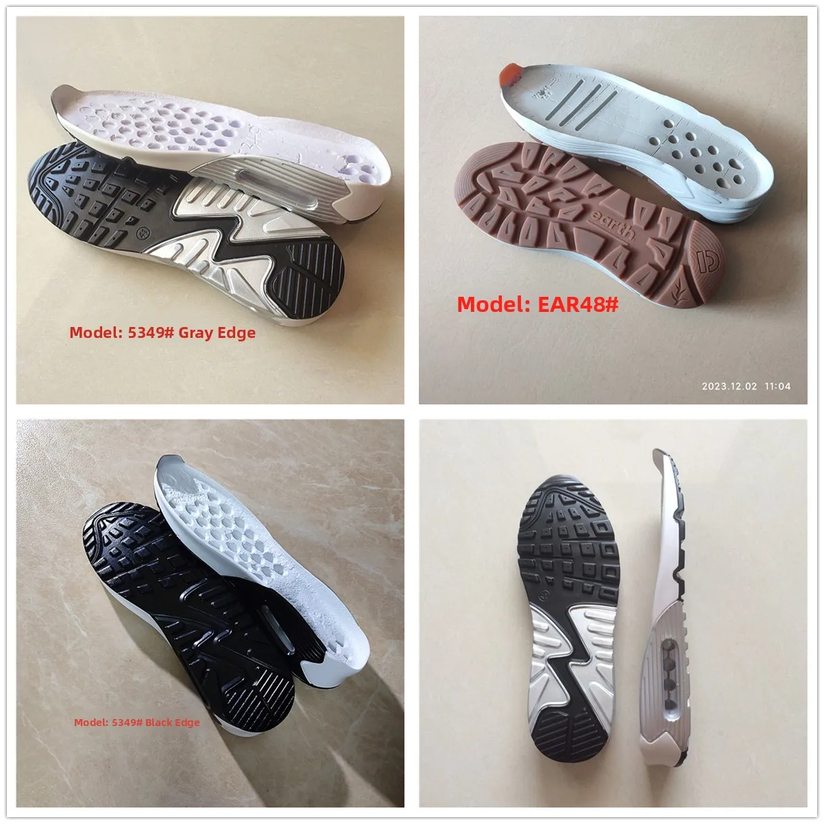 Men's Sport Shoes Sole Shock Absorption Wear Resistant Casual Replacement Anti-slip Tape Fitness Running Shoe Heel Pad
