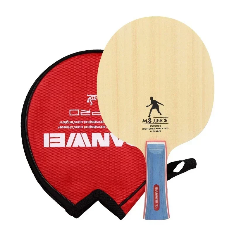 

Original SANWEI M8 T5000 Table Tennis Blade Racket 5 Ply Wood Allround Control Loop Ping Pong Bat Paddle