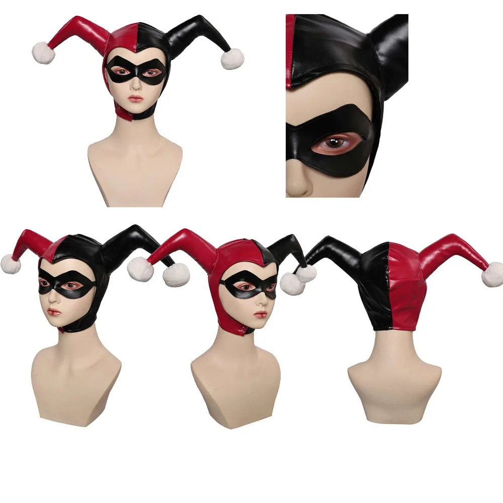 

Маска для косплея по мотивам фильма «самоубийца», латексные головные уборы Quinzel, шлем, маскарадный головной убор, реквизит для костюма на Хэллоуин, карнавал, вечеринку