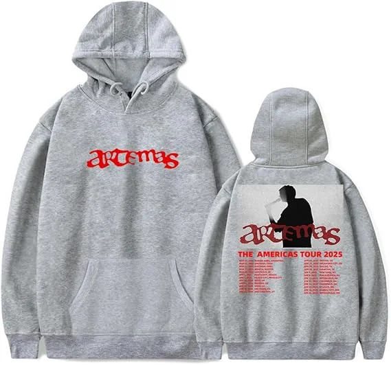 Artemas The Americas Tour 2025 Merch 까마귀 스웨터 streetwear 여성 남성 겨울 & 봄 캐주얼 패션 풀오버