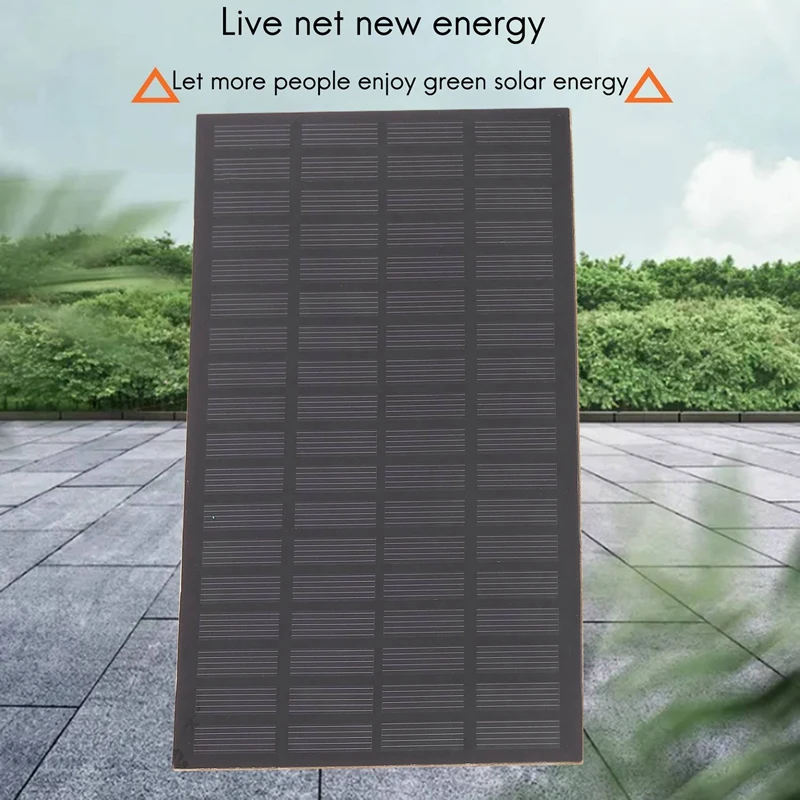 High Quality 18V 2.5W Polycrystalline Stored Energy Power Solar Panel Module System Solar Cells Charger 19.4 X 12 X 0.3cm