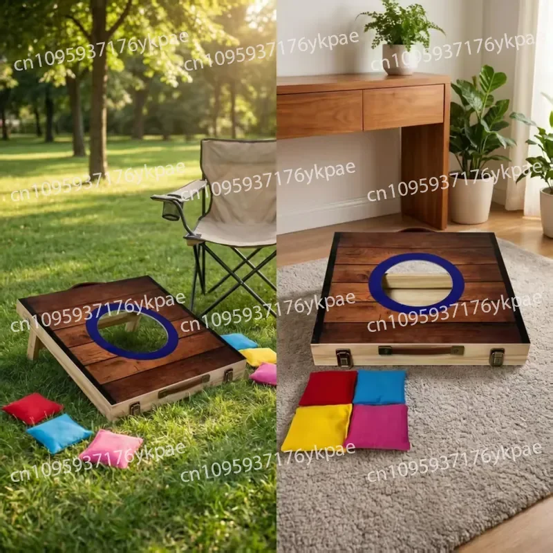 For Outdoor Portable Folding Sandbag Board Puzzle Game Parent-child Throwing Toys Outdoor Interactive Exercise