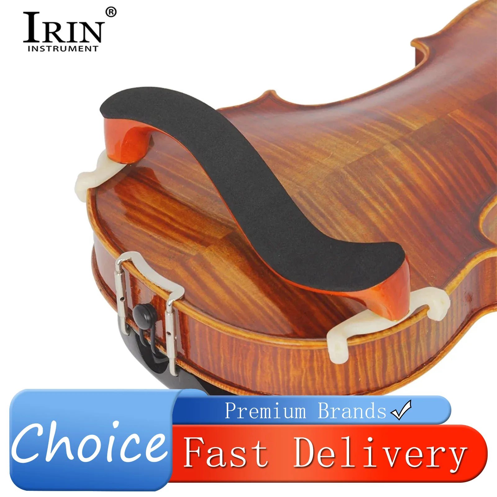 

IRIN Violin Shoulder Pad 4/4-3/4 Adjustable Solid Wood Fiddle Violin Shoulder Rest Support String Musical Instrument Accessories