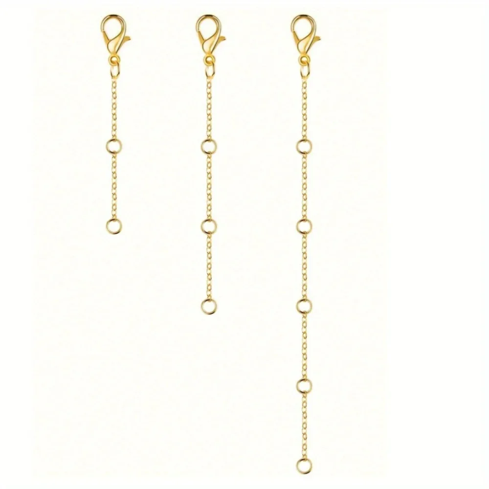 جديد جراد البحر المشبك بالإضافة إلى الذيل سلسلة تعديل سلسلة مجوهرات تمديد سلسلة بسيطة إكسسوارات عقد #4