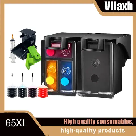 Cartouche d'encre de remplacement 65XL pour imprimante HP 65 XL HP65, Compatible Envy 2655 3733 3735 3752 3755 3758 5010 5012 5014 5020 5030