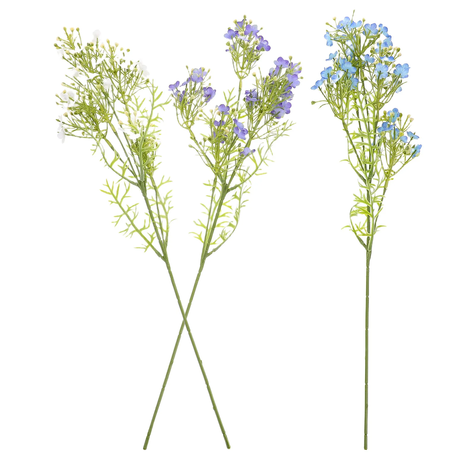 

3Pcs Realistic Fake Baby Breath Flowers No Maintenance Required Ideal for Home Decor Wedding Floral Arrangement