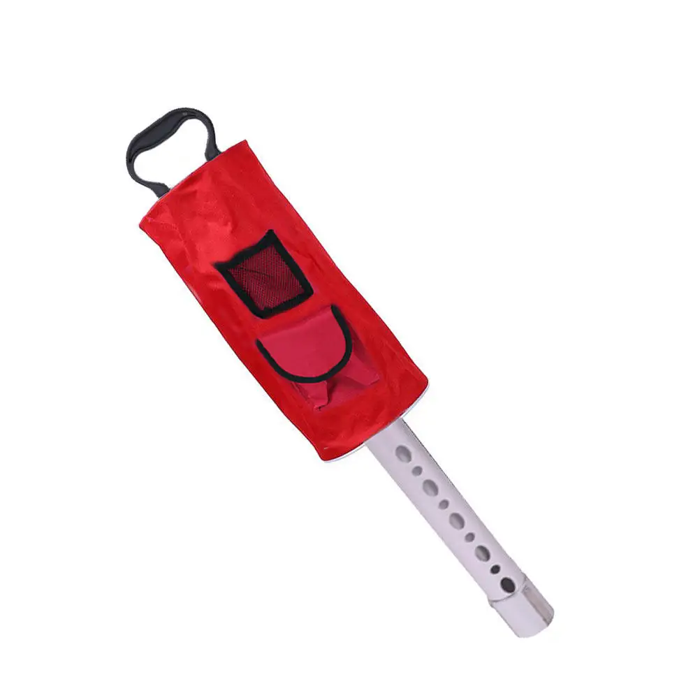 

Aluminum Nylon Golf Ball Picker Retriever Tube with Large 70-Ball Capacity Zipper Closure No-Bend Collection for Training
