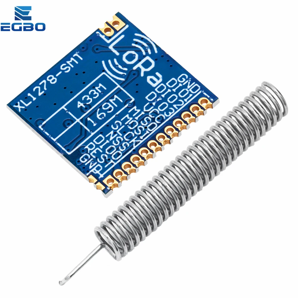 1PCS RF LoRa module SX1278 chip PM1280 Long-Distance communication Receiver and Transmitter SPI LORA IOT+1pcs 433MHz antenna