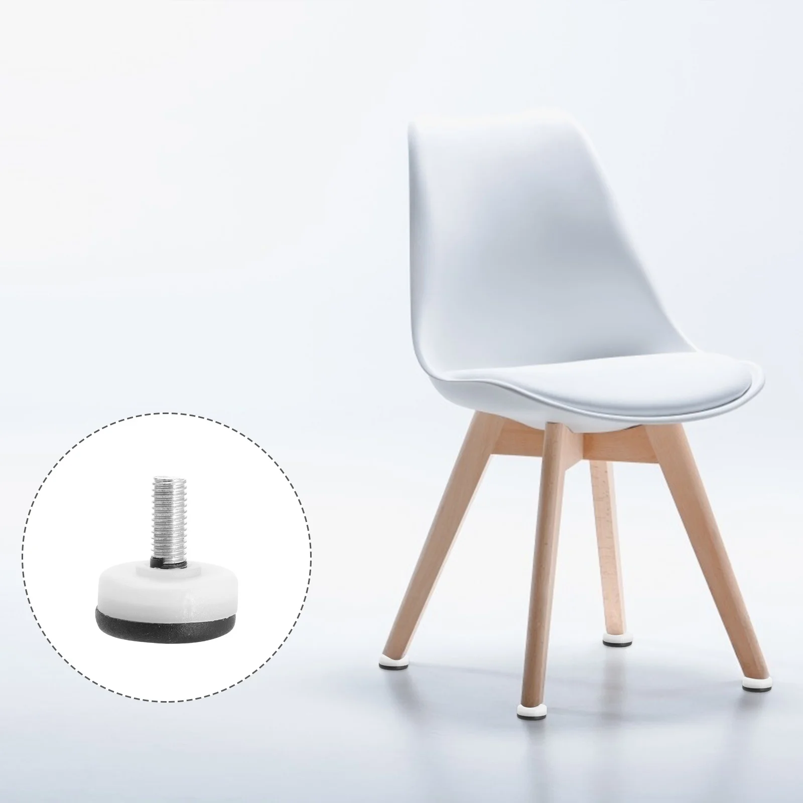 

20Pcs Adjustable Furniture Levelers T-Nut Leg Levelers for Tables Chairs Cabinets Heavy Duty Leveling Feet for Furniture