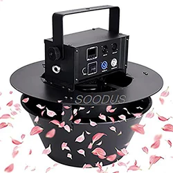 100W Professional Suspended Confetti Machine Launcher Petals Confetti for DJ Special Event Parties Club Wedding DMX Remote